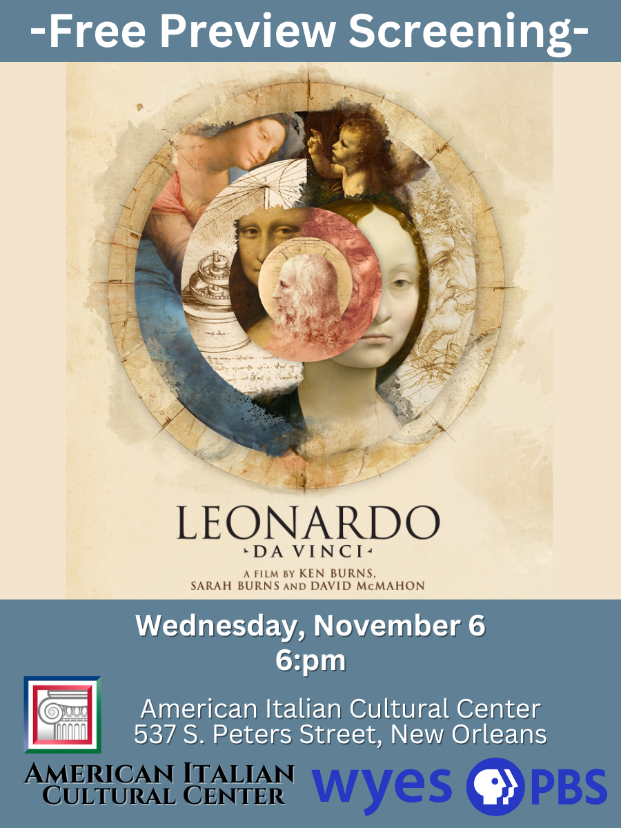 Leonardo Da Vinci Free Preview Screening poster