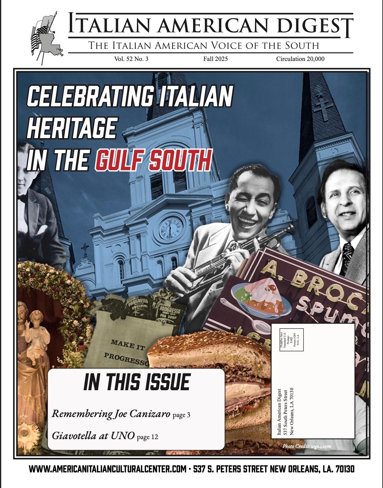 Italian American Digest Issue Celebrating Italian Heritage in the Gulf South 
