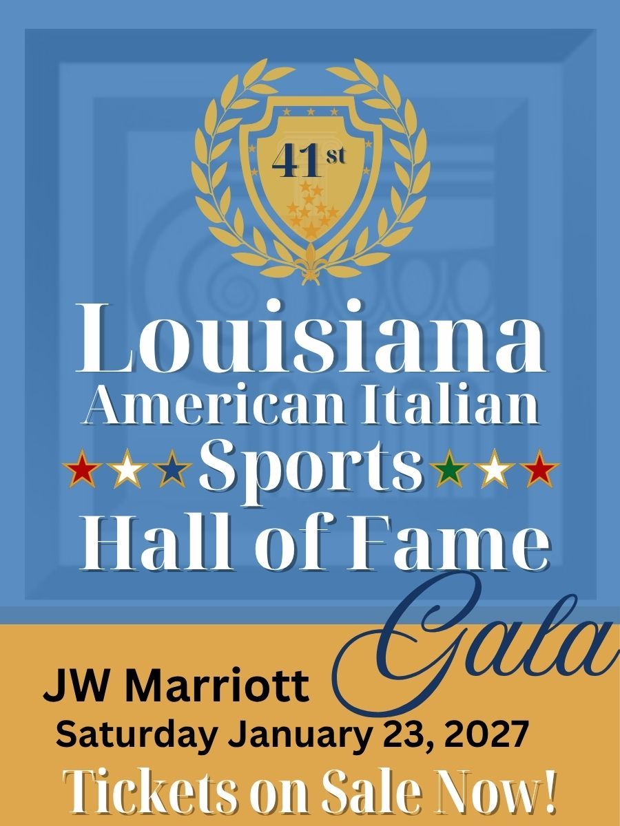 41st Annual Louisiana American Italian Sports Hall of Fame Gala poster