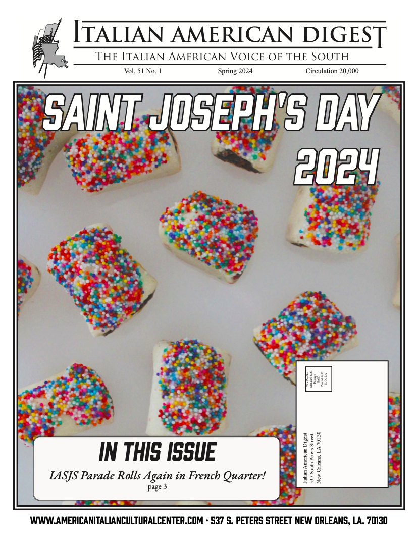 Italian American Digest Issue Saint Joseph's Day 2024