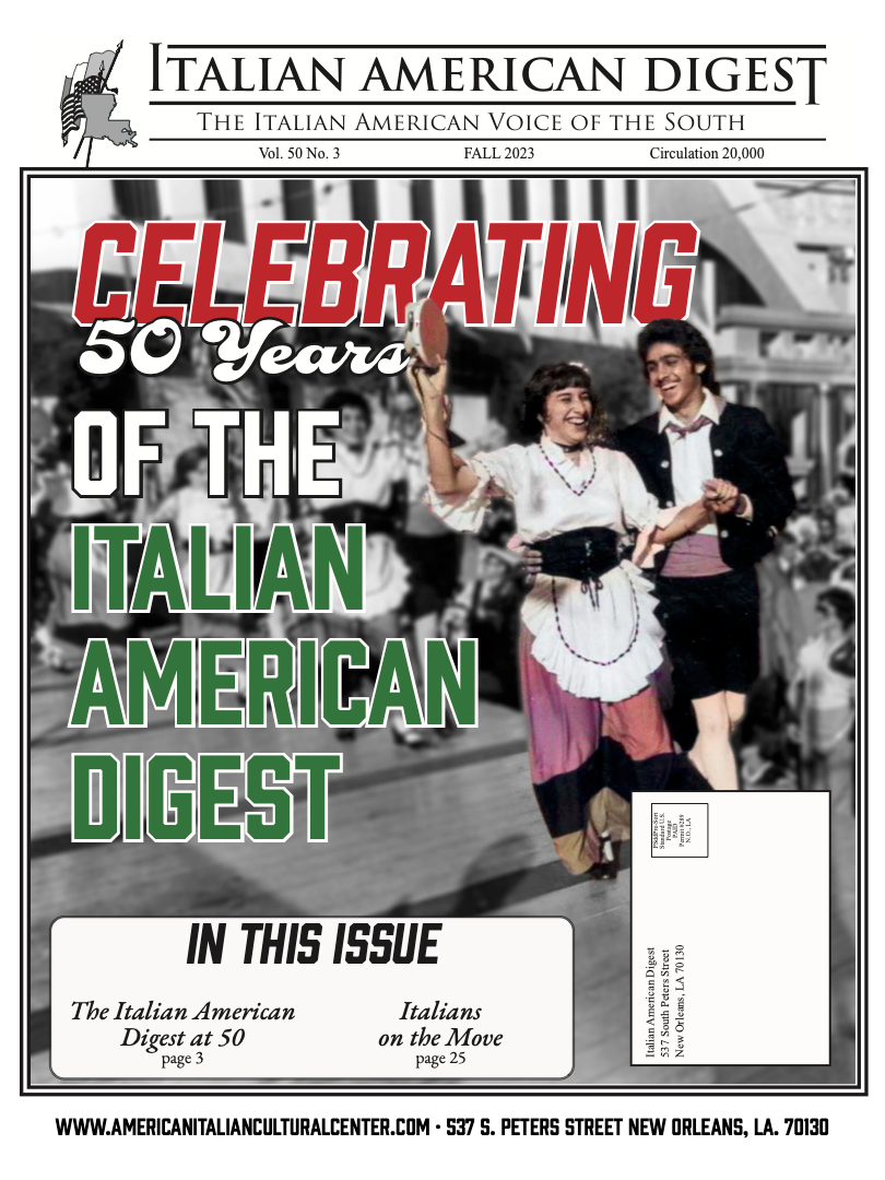 Italian American Digest Issue Celebrating 50 Years of the Italian American Digest