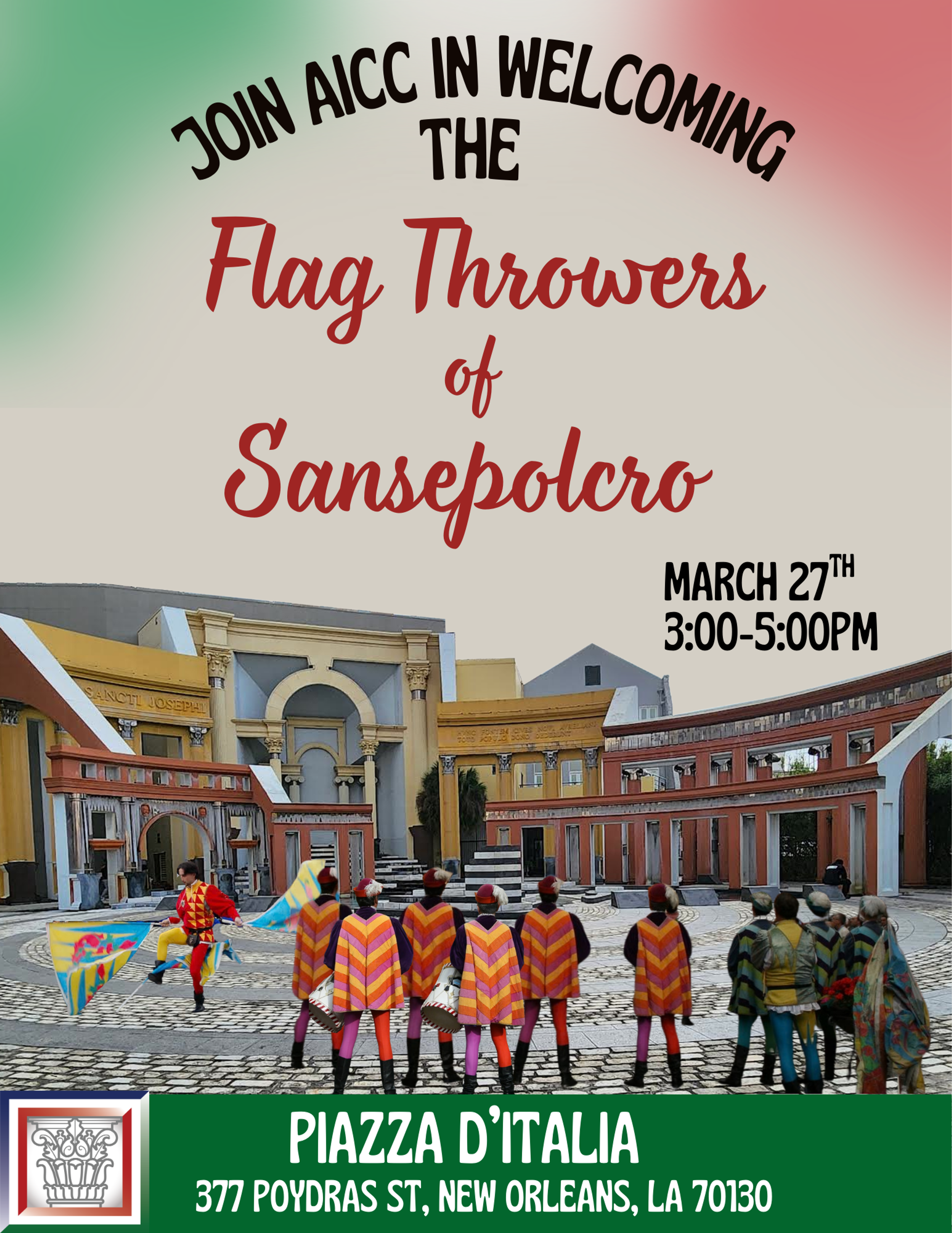 Free Event: Flag Throwers of Sansepolcro in the Piazza  poster