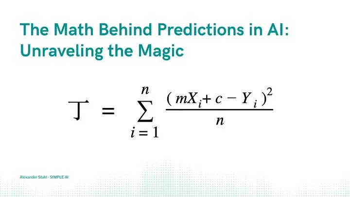 The Math Behind Predictions in Ai 