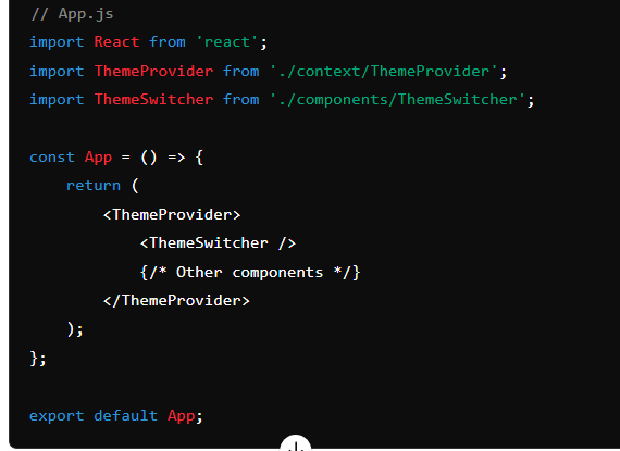 context api in reactjs