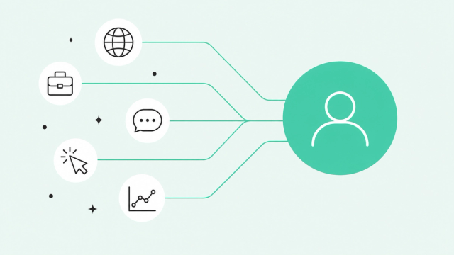 Scattered buyer signals converging into one unified person-level view