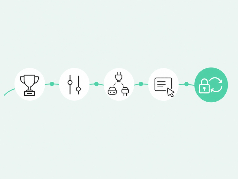 Five-step workflow for building a transparent lead scoring model