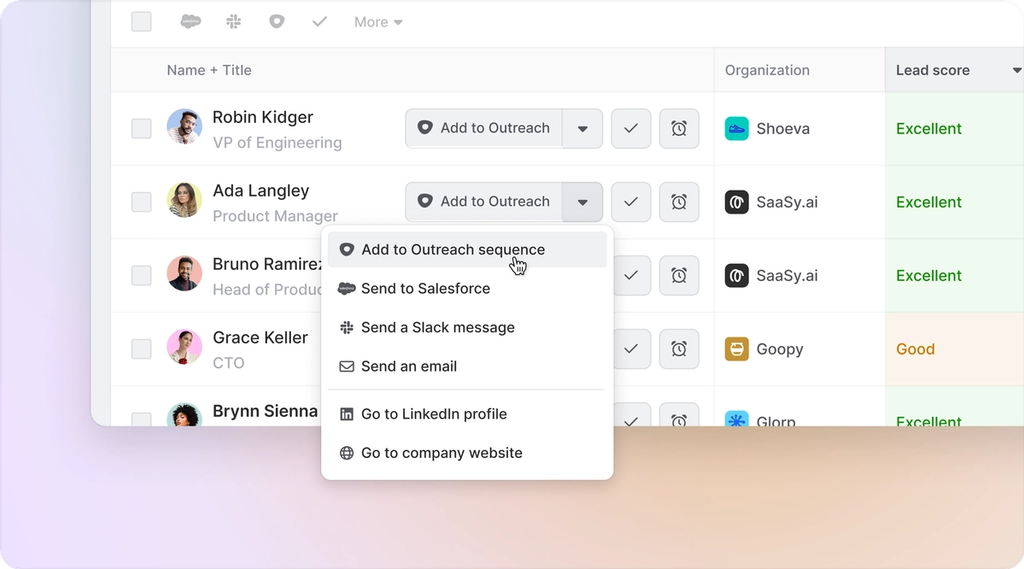 Image of task list view