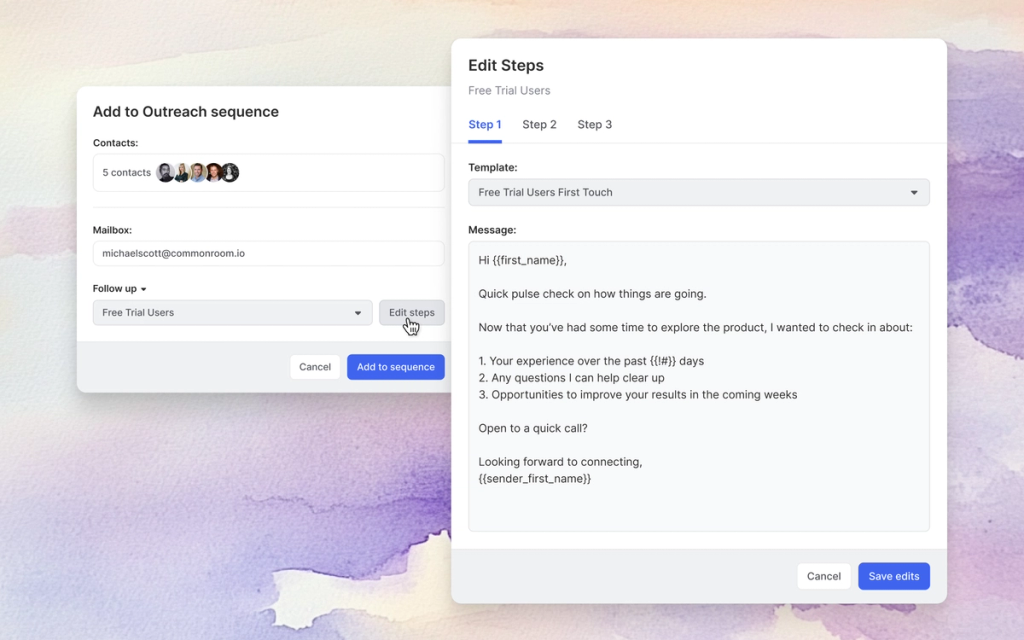 Image of sequence editing