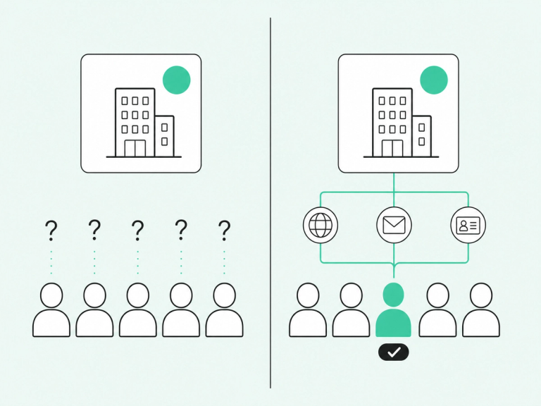 Account-level intent versus person-level identity resolution