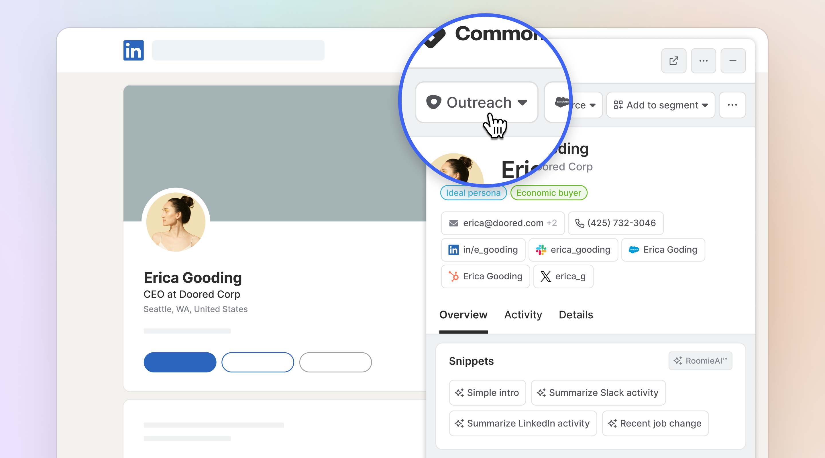 Image of Outreach option