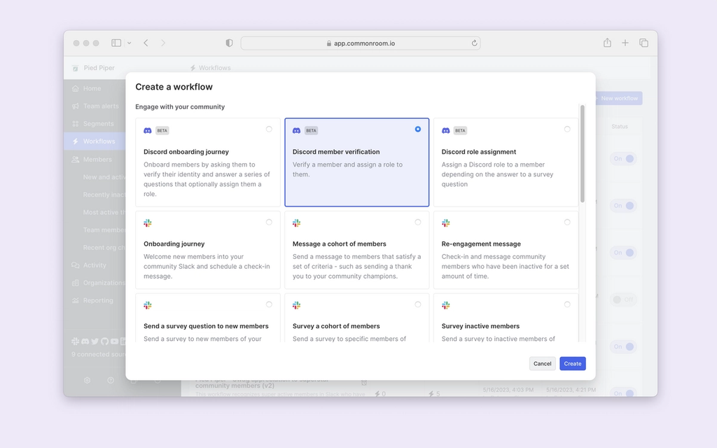 Discord member verification workflow