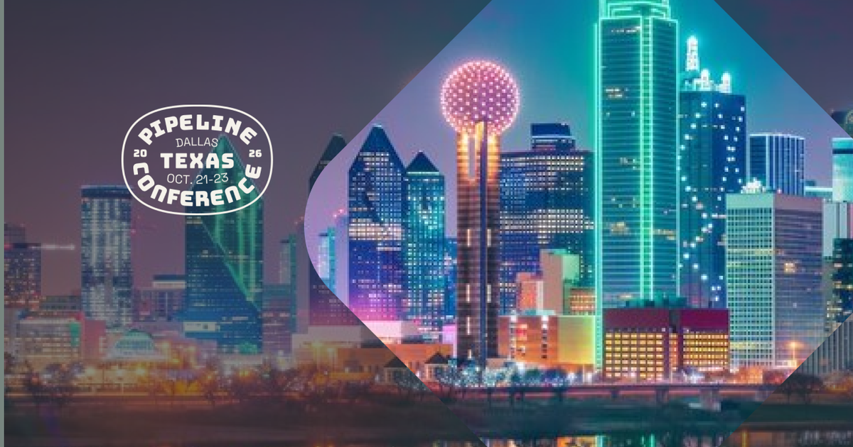 Meet us at Pipeline Conference