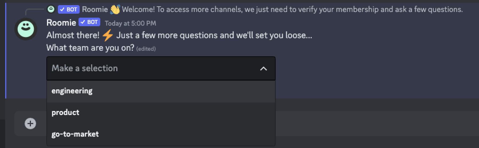 Create Discord server and set up a welcome experience