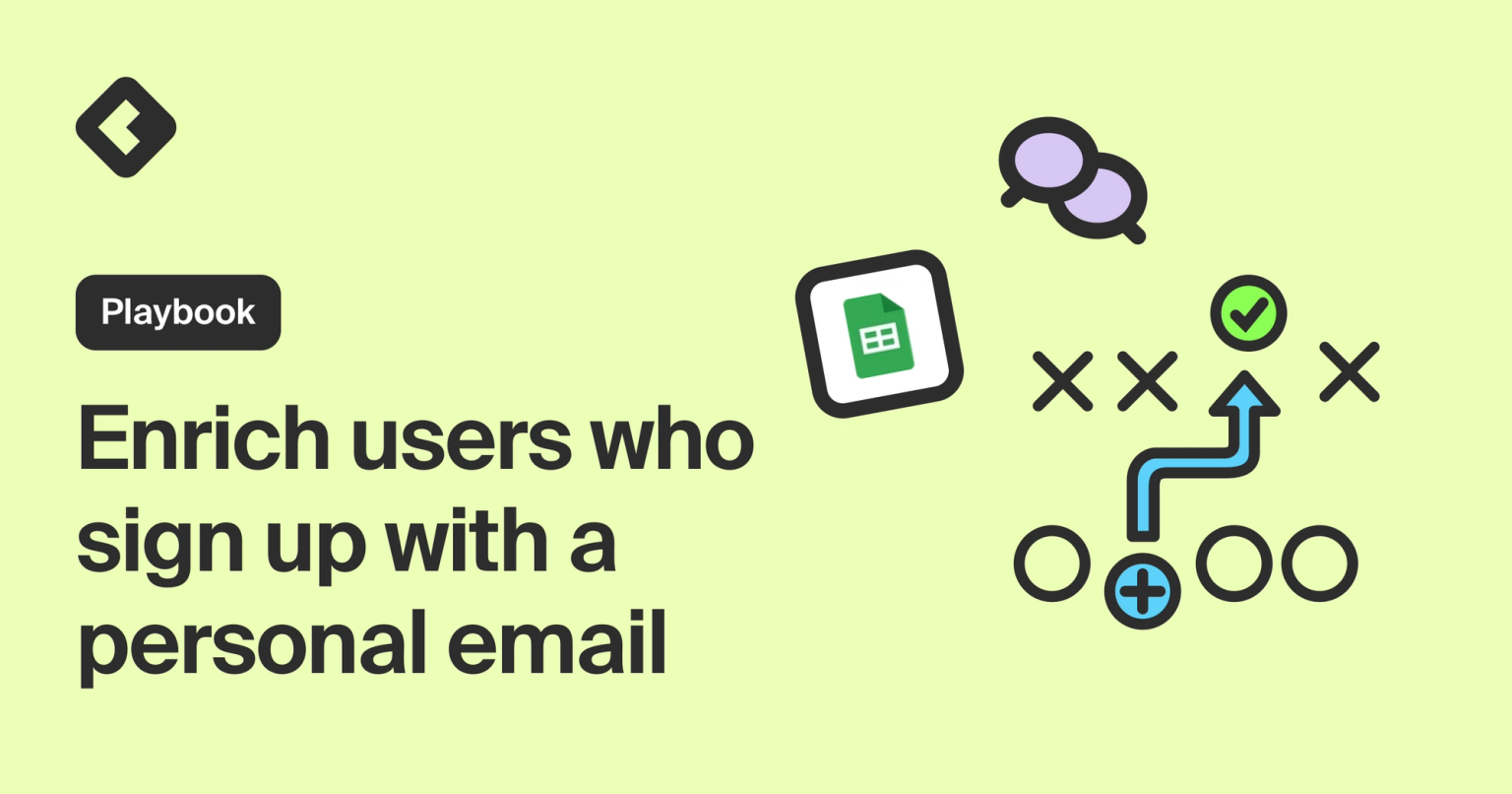 Enrich Gmail signups with firmographic info Playbook Common Room