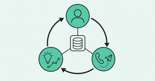 Revenue OS loop: know, act, and learn around a shared context layer