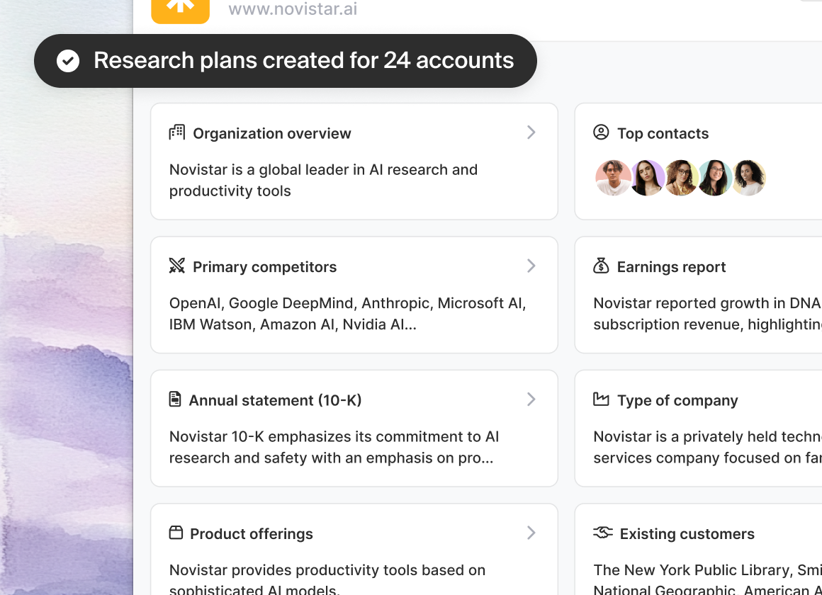 Researching accounts...