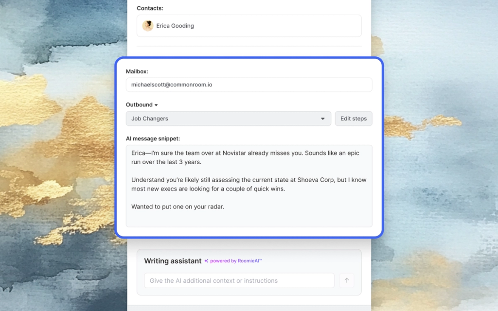 Image of AI writing assistant