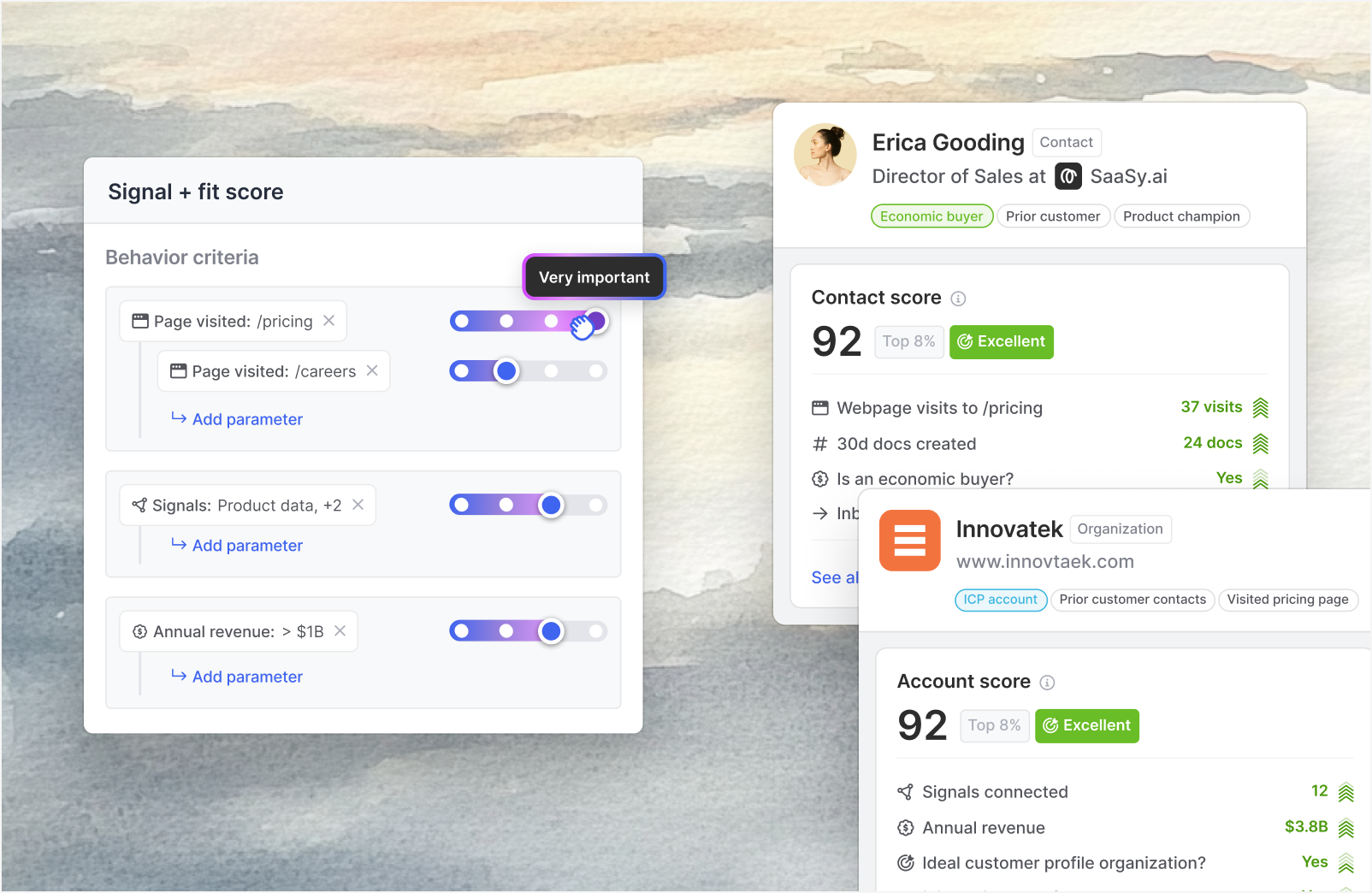 Image of lead and account scoring