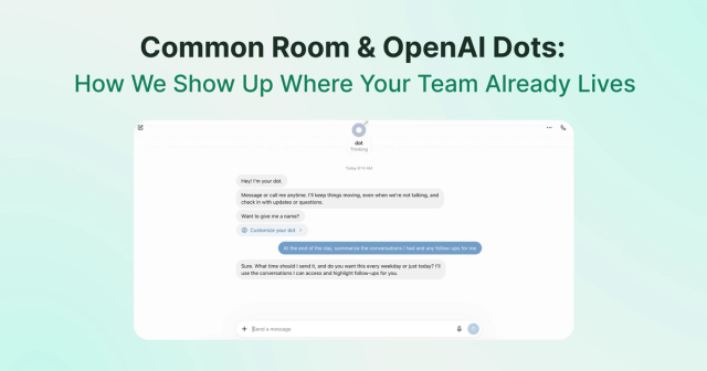 Dots: A New Way to Use Common Room Where Your Team Already Works
