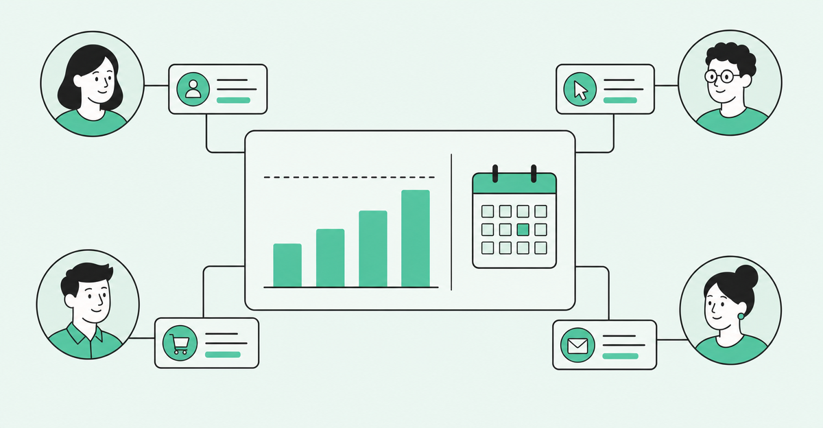 Forecast dashboard connected to buyer signals