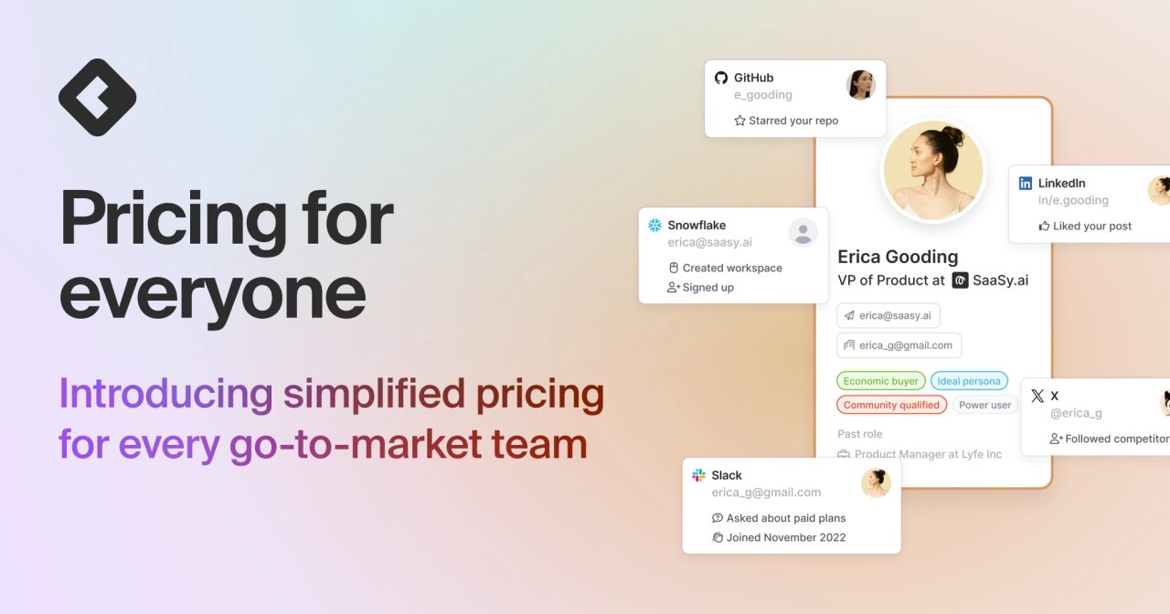 Blog title card with title: "Pricing for everyone: introducing simplified pricing for every go-to-market team"