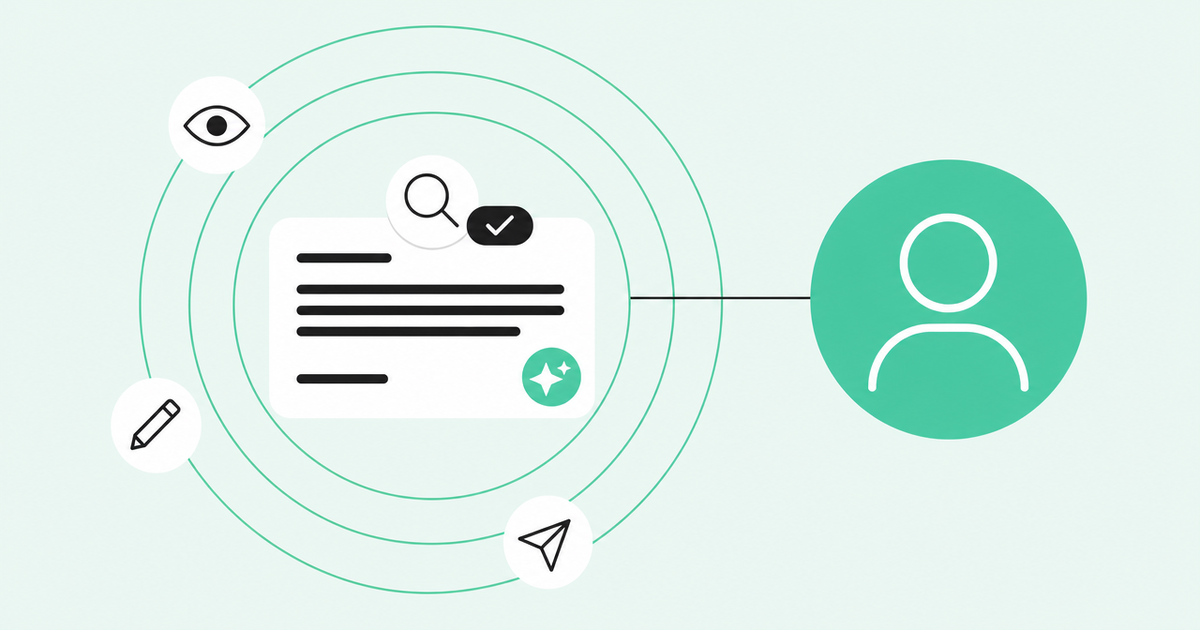 AI-drafted sales email under rep review