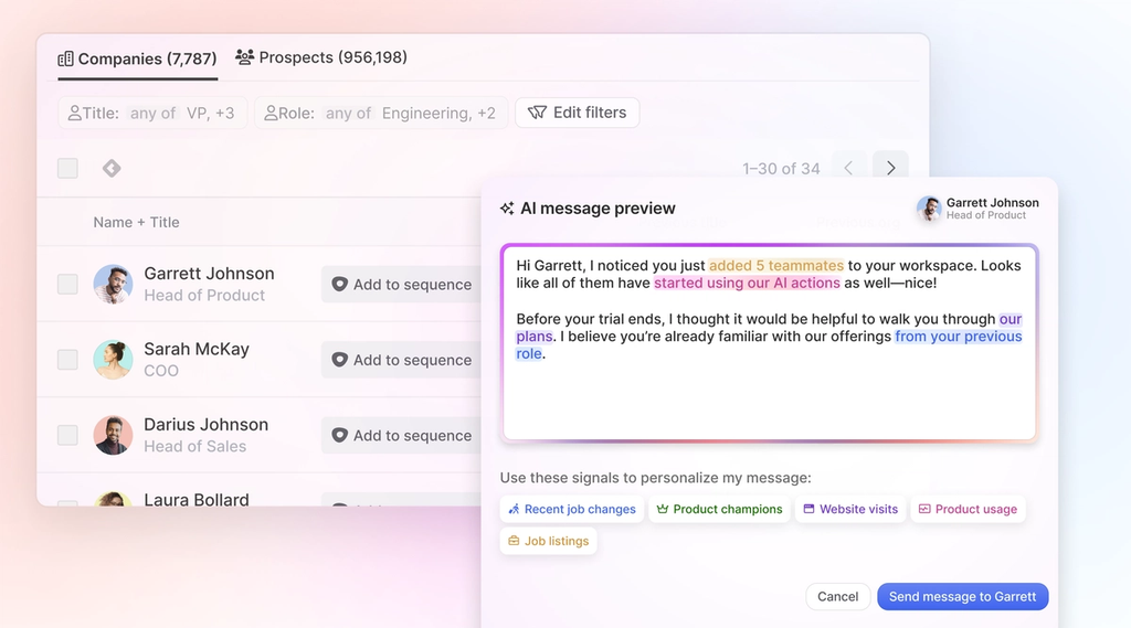 Image of RoomieAI message snippet