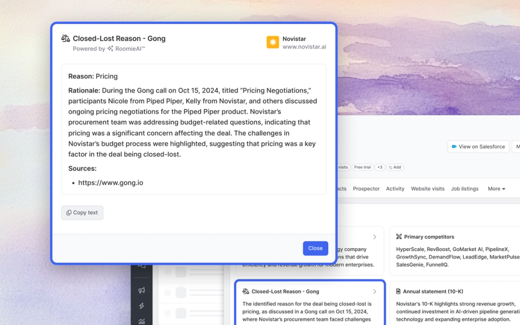 Image of Gong call AI research topic