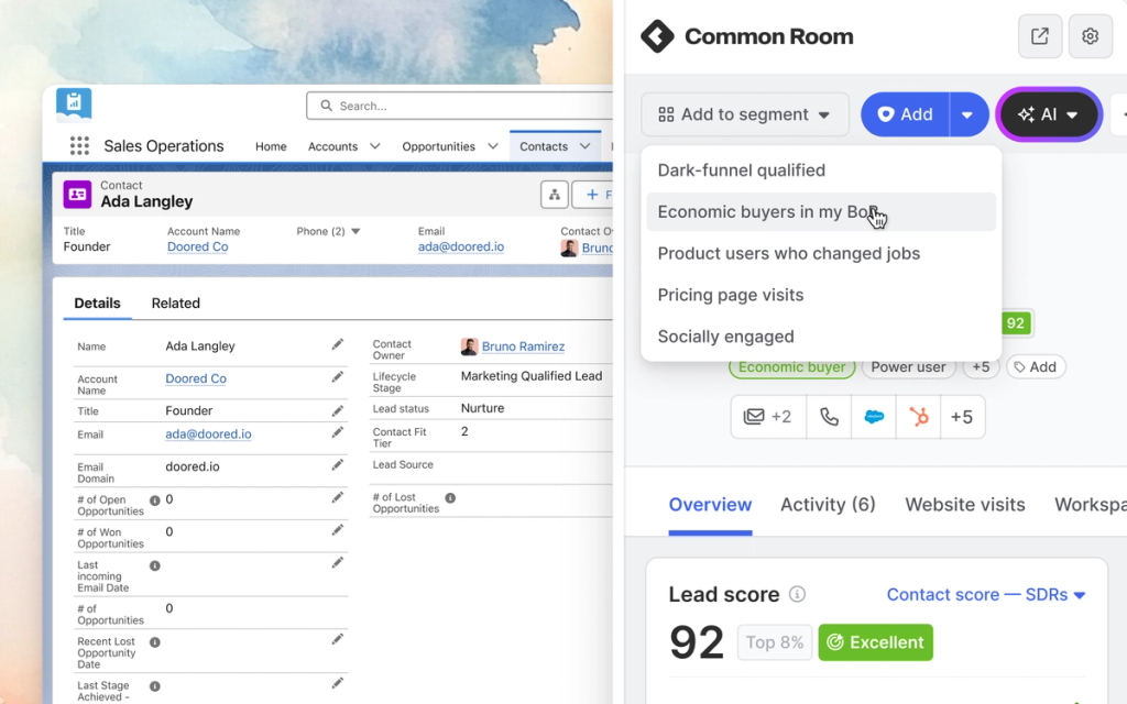 Image of Add to sequence functionality