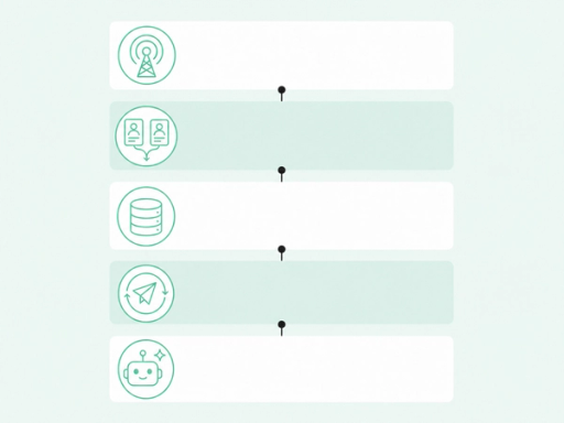 The five layers of an outbound prospecting stack, from buyer signals through enrichment, contact data, sequencing, and AI agents
