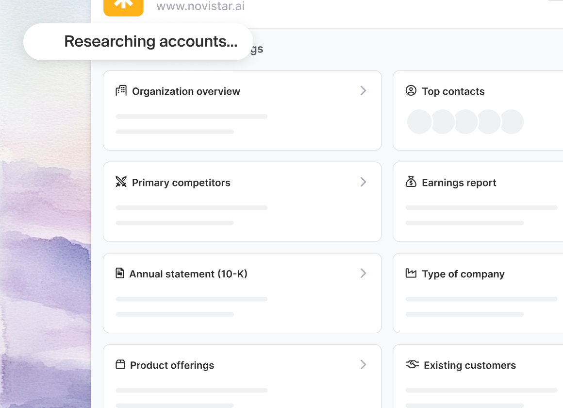 Researching accounts...