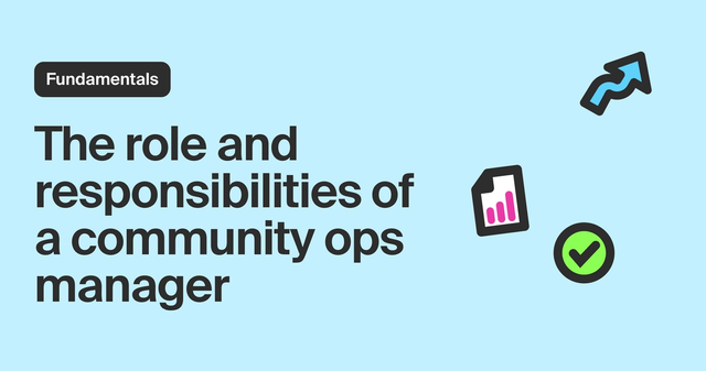What does a community operations manager do?