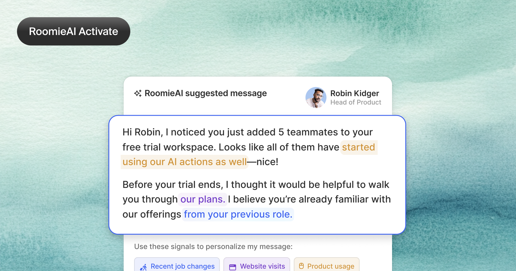 Image of RoomieAI Activate