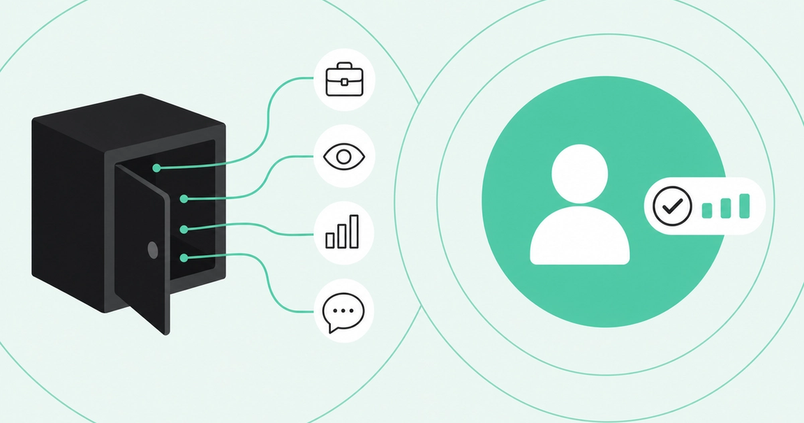 A black box opening to reveal the buyer signals behind a lead score