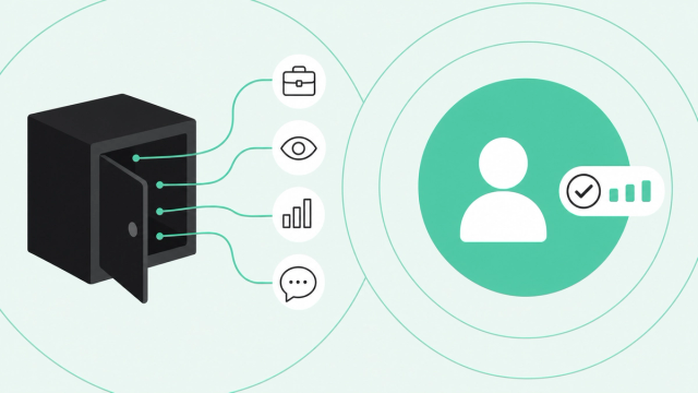 A black box opening to reveal the buyer signals behind a lead score