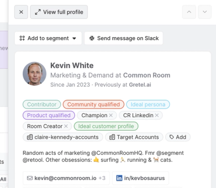 Verified and de-anonymized Discord member in Common Room