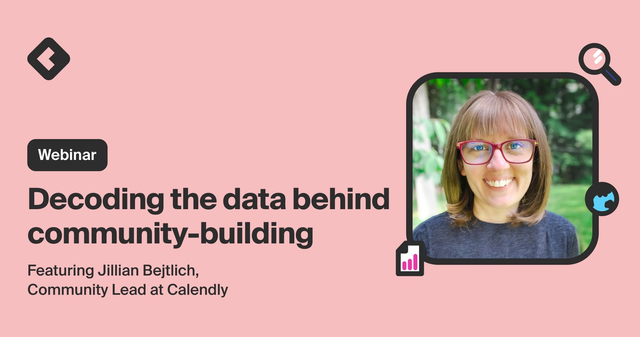 Blog title card with title: "Decoding the data behind community-building"
