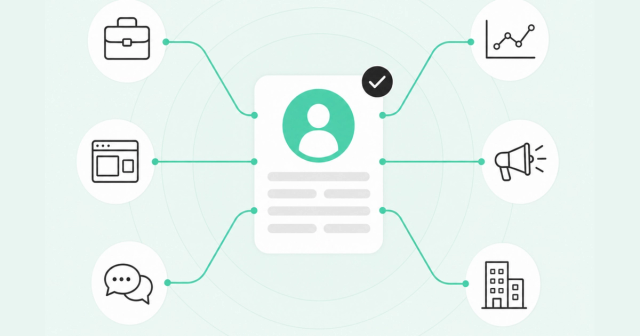 Multi-source signals converging into one resolved person profile