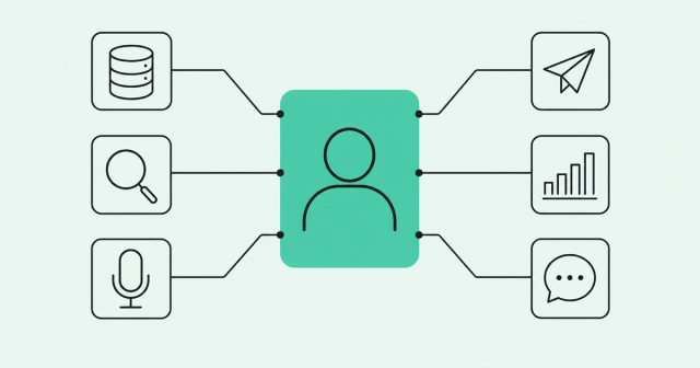 Many GTM tools connecting to one unified buyer view
