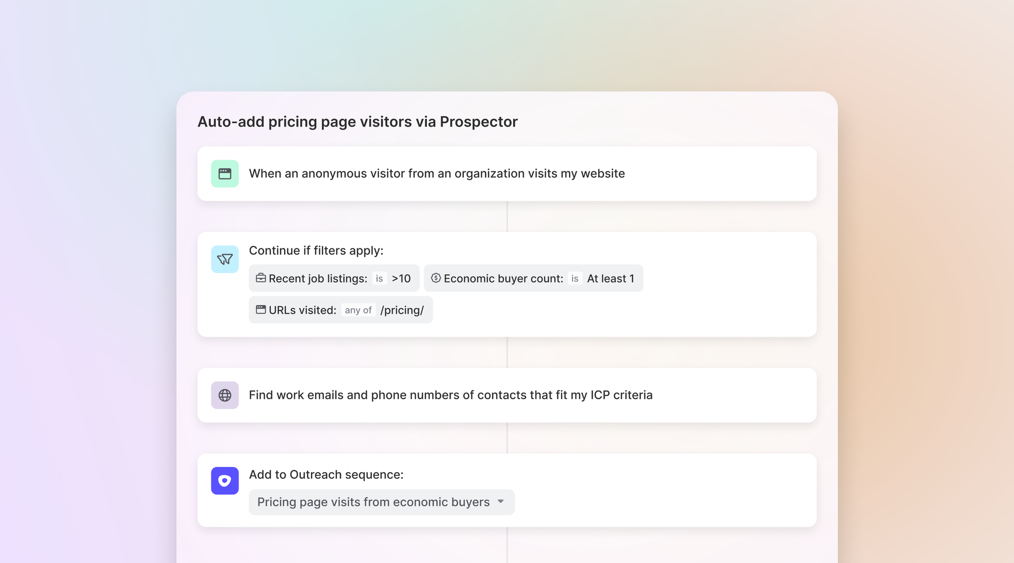 Image of Prospector workflow
