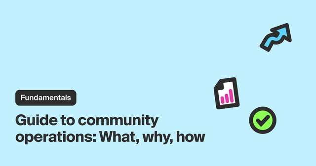 A guide to community operations