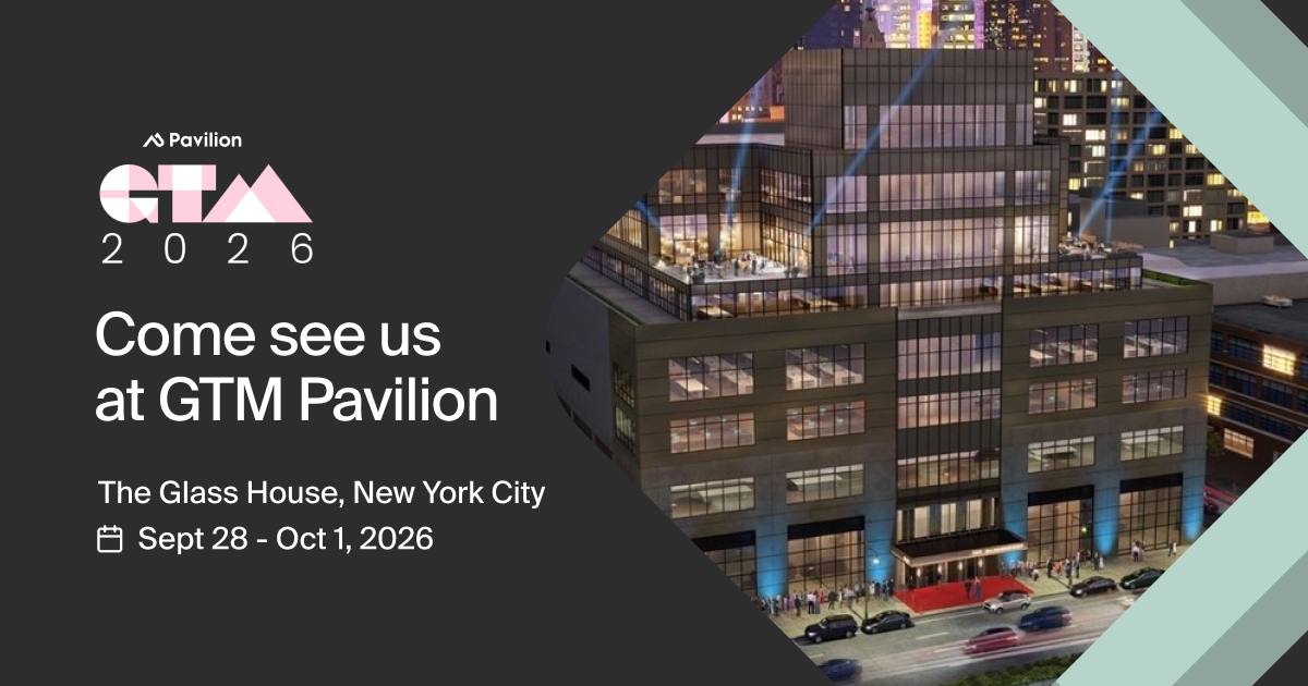 Join us at GTM Pavilion