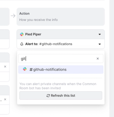 Send alerts to Slack destination