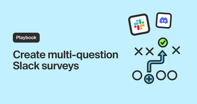 Create multi-question Slack surveys