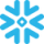 Snowflake logo