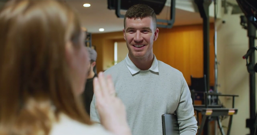 Video title card with title: "Common Room x Grammarly"