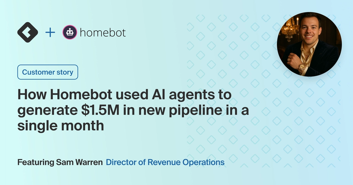 Title card with title: "How Homebot used AI agents to generate $1.5M in new pipeline in a single month"