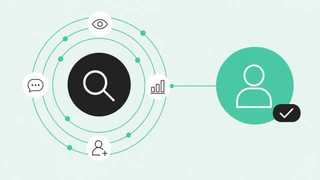 Buyer signals on concentric rings leading to one identified buyer