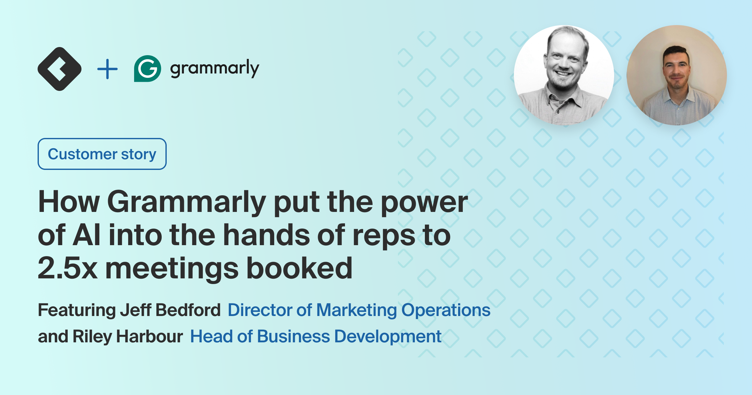 Title card with title: "How Superhuman put the power of AI into the hands of reps to 2.5x meetings booked"