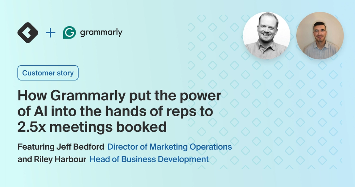 Title card with title: "How Superhuman put the power of AI into the hands of reps to 2.5x meetings booked"